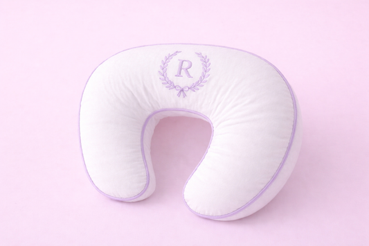 Almohada de Lactancia Personalizada Lila