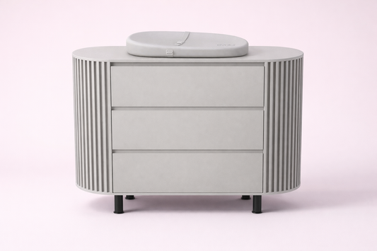 Cambiador Baby bloom con 3 cajones para bebe